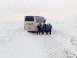 Fenerbahçe kafilesi kara saplandı!